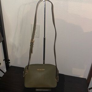 Michael Kors Olive Green Crossbody Bag